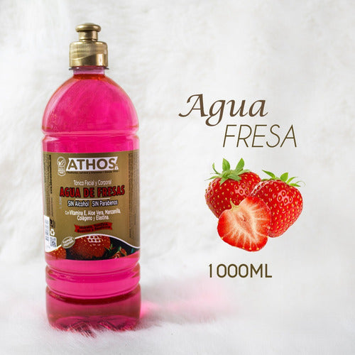 AGUA FRESAS ATHOSX1000