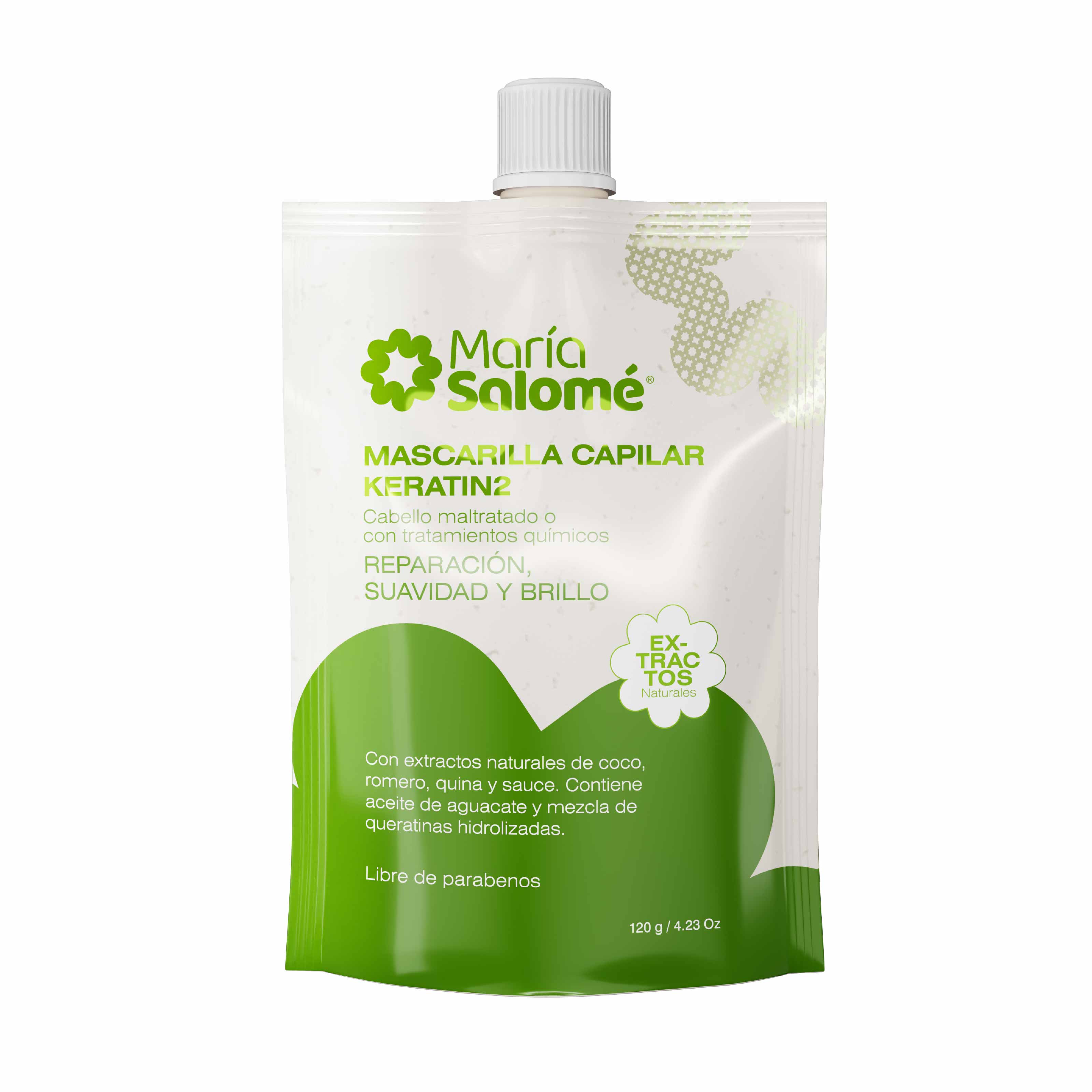 Mascarilla Capilar Keratin2 Doypack María Salomé 120 ml
