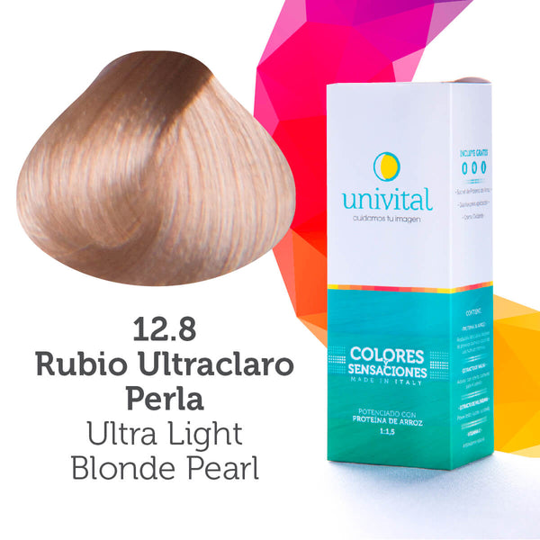 Tintura Univital | Color Rubio Ultraclaro Perla | 12.8