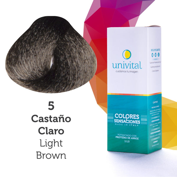 Tintura Univital | Color Castaño Claro | 5