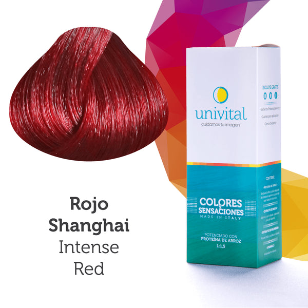 Tintura Univital | Color Rojo Shanghai
