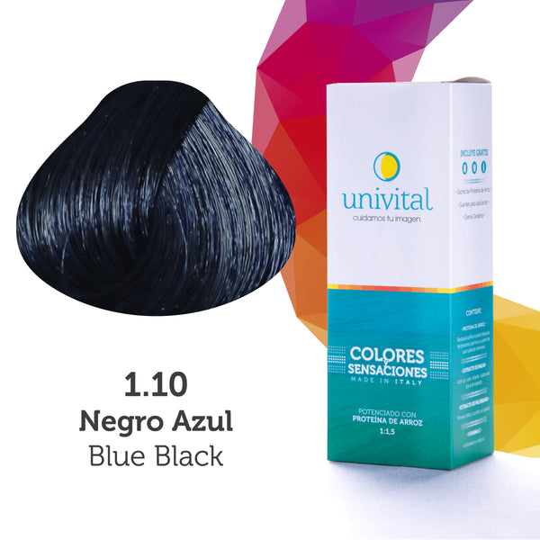 Tintura Univital | Color Negro Azul | 1.10